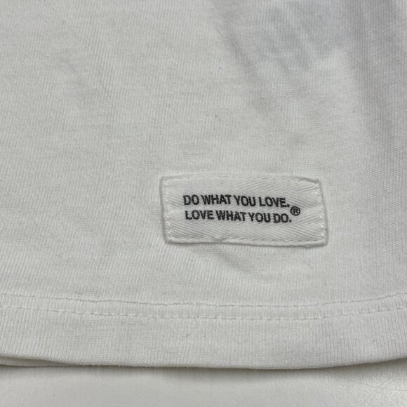 Life Is Good Womens Peace Love Beach White Crusher Tee S Cotton - Picture 2 of 8